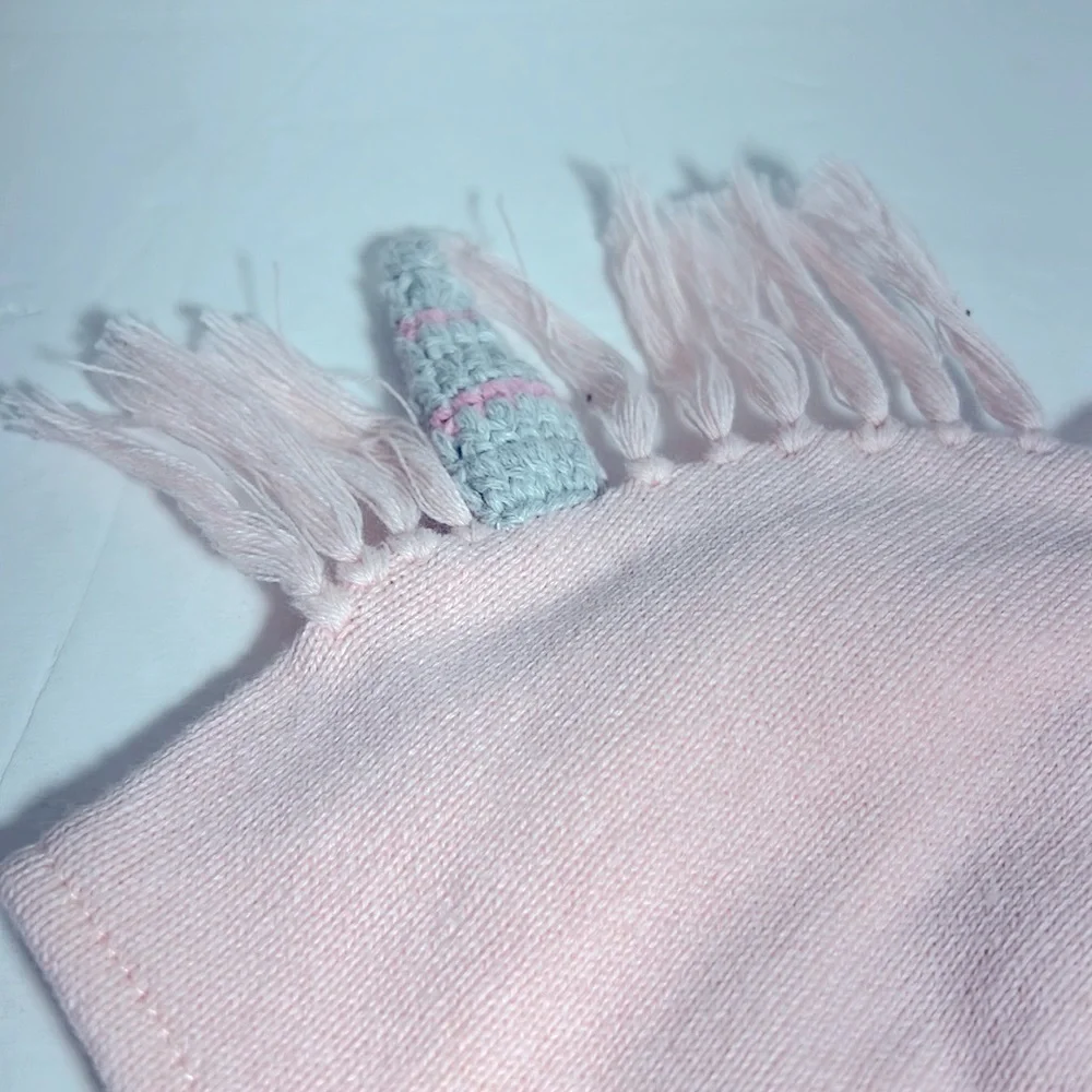 Angel Dear Pink Rainbow Unicorn Infant Baby Hat Bonnet New NWT size 2-3